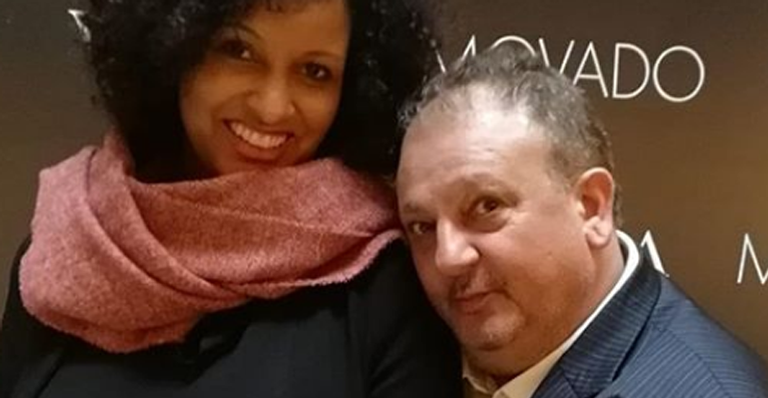 Erick Jacquin comemora os 14 anos ao lado da mulher, Rosângela