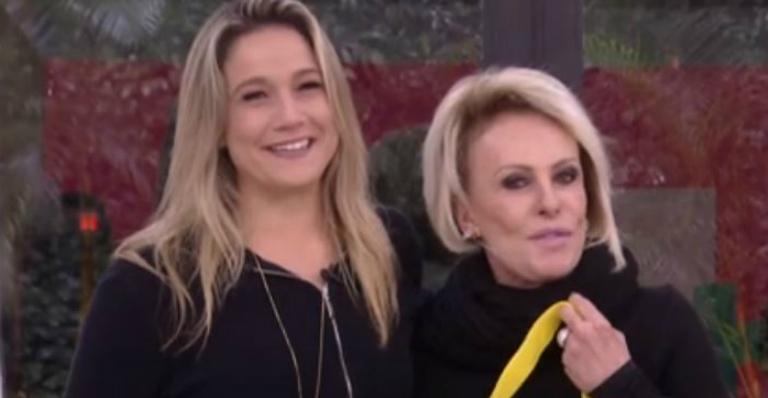 Ana Maria cumpre promessa e entrega bolsa inusitada para Fernanda Gentil que se diverte: ”Senti a indireta”
