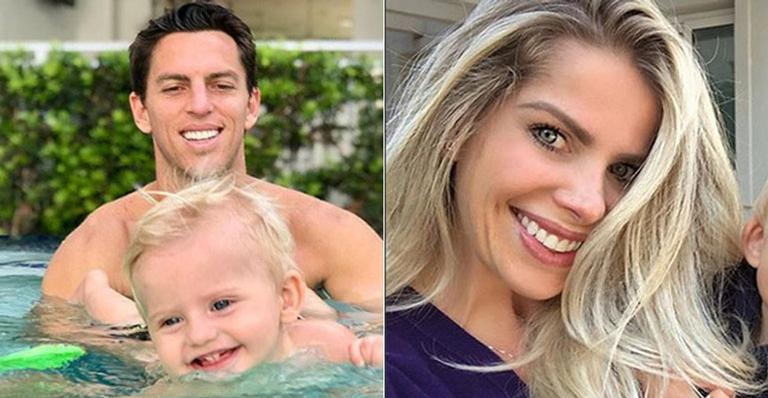 Karina Bacchi decreta Amaury Nunes como pai de Enrico e emociona fãs: “Deus preparou tudo certinho”