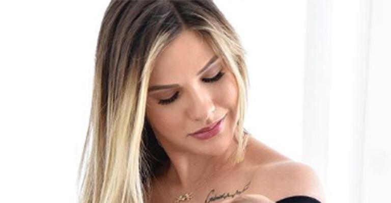 Andressa Suita flagra filho caçula dormindo ao som da música do papai, Gusttavo Lima