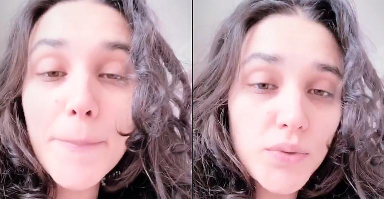 Quatro meses após ser mãe, Débora Nascimento desabafa: ”Amanhã é outro dia”