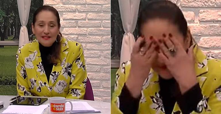 Sonia Abrão comete gafe na abertura de seu programa na Rede TV!