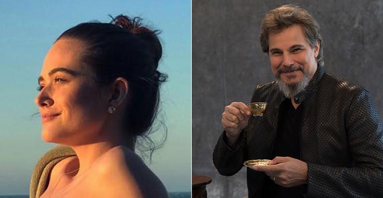 Juliana Paiva posa sexy nas redes sociais e Edson Celulari deixa comentário divertido