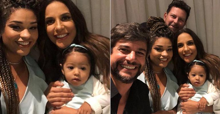 Ivete Sangalo fica encantada com a pequena Yolanda, filha de Juliana Alves