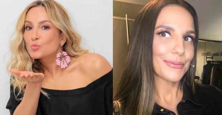 Claudia Leitte posa deslumbrante de biquíni e ganha elogios de Ivete Sangalo