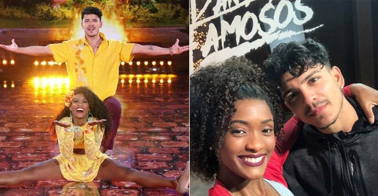 Par de Erika Januza na ‘Dança dos Famosos’, bailarino causa nas redes sociais com fotos quentes