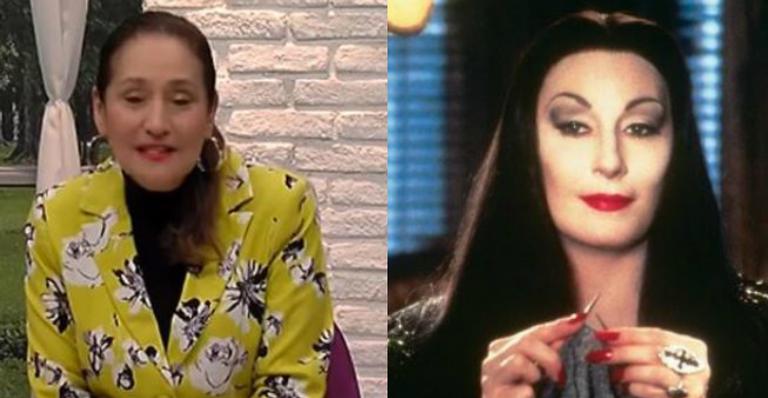 Sonia Abrão resgata clique do passado e fãs compararam com personagem de ‘A Família Addams’