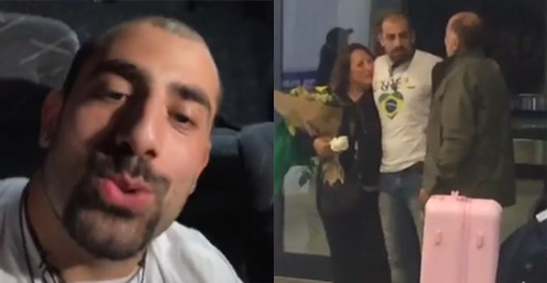 Acabou o drama! Kaysar Dadour chora ao reencontrar a família após 7 anos
