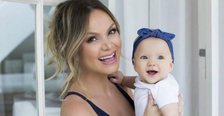 Eliana celebra primeiro aninho da caçula, Manuela, com festa reservada para família e amigos