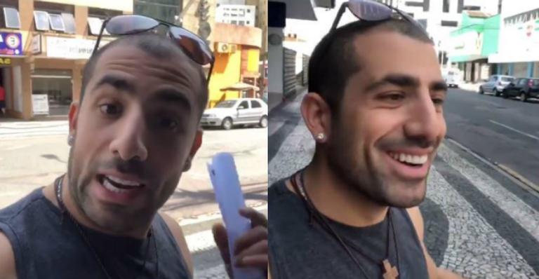 Kaysar Dadour passa por momento inusitado e se perde do pai em Curitiba: ”Ele sumiu”