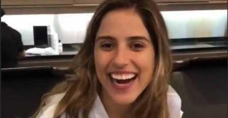 Está chegando a hora: Camilla Camargo começa a se arrumar para o casamento