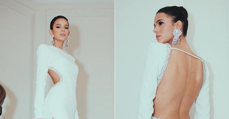 Em Paris, Bruna Marquezine aparece com look deslumbrante