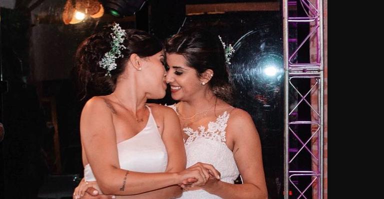 Bailarina do Faustão se declara à esposa: ”Encontrei o meu amor na pista de dança”