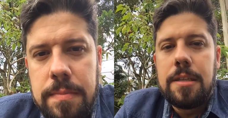 Após 4 meses longe da Globo, Phelipe Siani recebe alta médica e volta ao trabalho