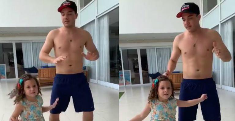 Ysis, filha de Wesley Safadão, encanta fãs ao surgir dançando música do pai