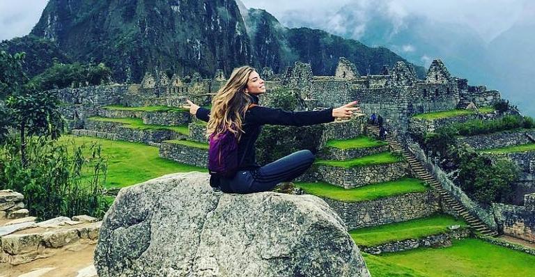 De férias, Grazi Massafera aproveita dias no Peru: ”Muito amor por esse lugar”
