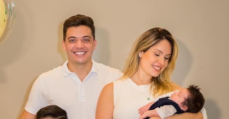 Wesley Safadão e Thyane Dantas armam festão para comemorar primeiro mês de vida do filho Dom