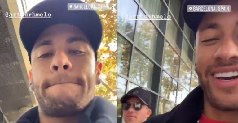 Após separação com Marquezine, Neymar ironiza boatos de estar em balada: ”Agora sim estou em Barcelona”