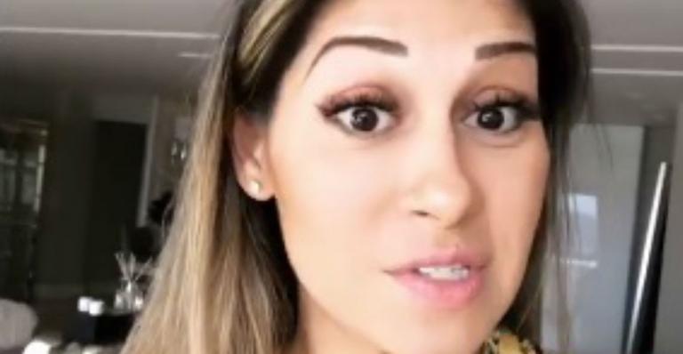 Mayra Cardi descobre o que causou a inflamação no corte da cesariana