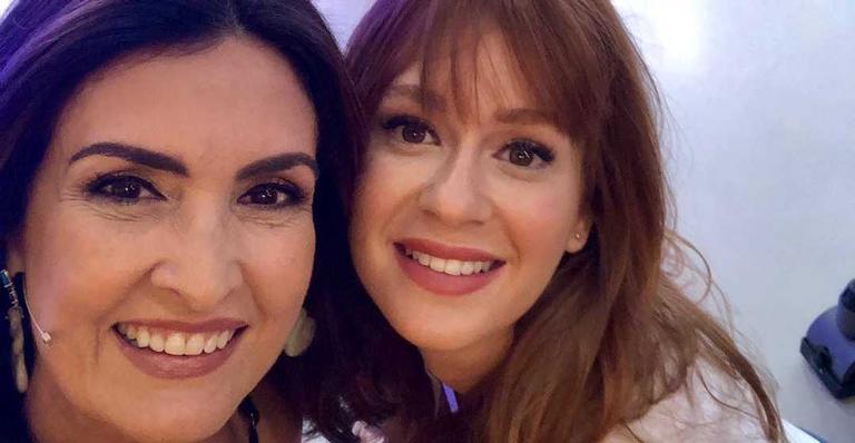 Marina Ruy Barbosa surpreende Fátima Bernardes com visita: ”Adorei”