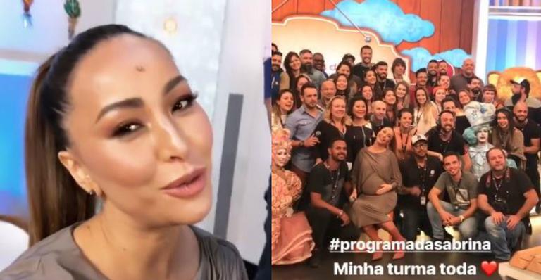 Na reta final de gestação, Sabrina Sato se despede de seu programa da Record TV