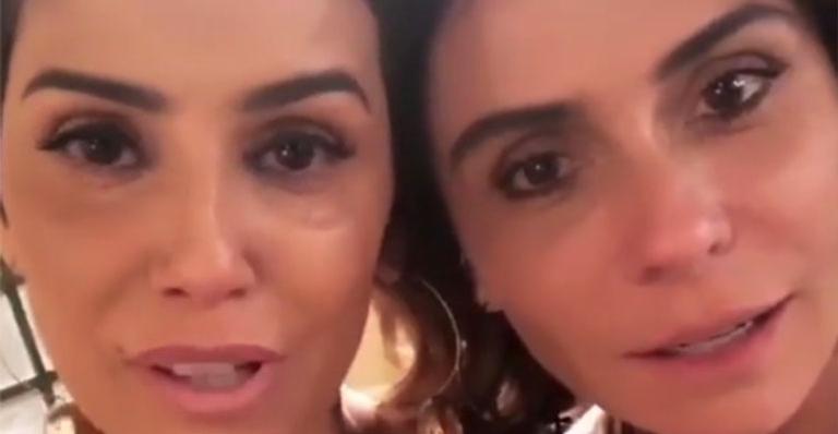 Deborah Secco grava a última cena com Giovanna Antonelli em ‘Segundo Sol’