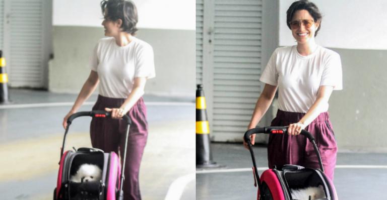 Fernanda Vasconcellos é flagrada com carrinho de bebê, mas fãs ficam surpresos com o ”ocupante”