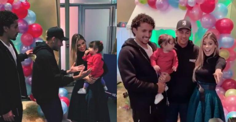 Deu ruim! Neymar passa por saia justa ao tentar pegar filha de amigo no colo e é zoado