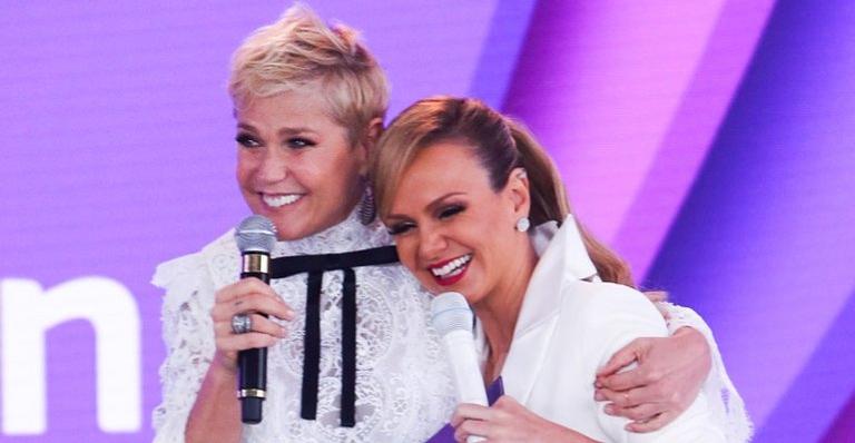 Com clique do passado, Xuxa deseja os parabéns para Eliana: “Eu vou comer seu bolo”