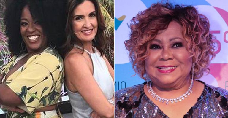 Alcione deixa cantada picante para irmão bonitão de convidada do ‘Encontro’