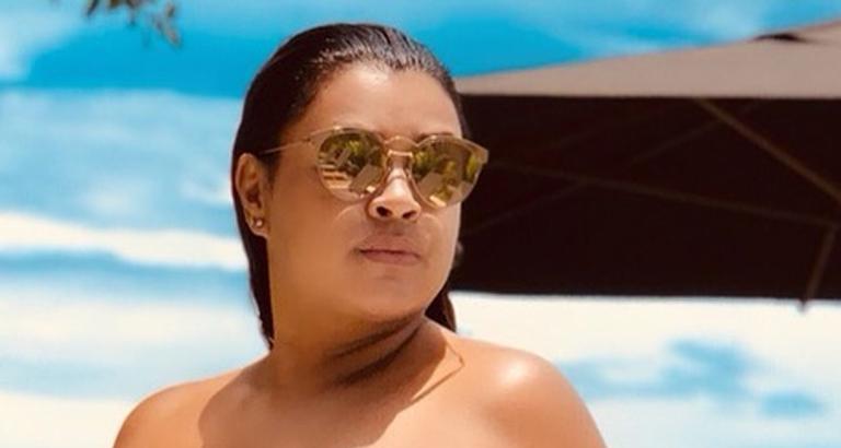 Preta Gil resgata surge poderosa em biquíni tomara que caia e Bruno Gagliasso elogia: ”Ainda mais linda”