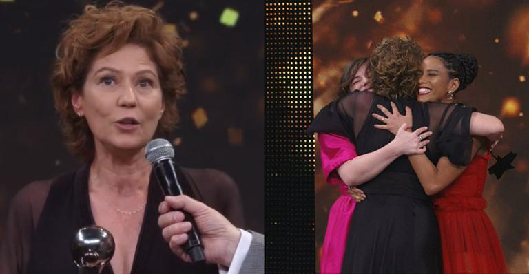 No Faustão, Patrícia Pillar faz discurso inflamado e cita bordão de resistência