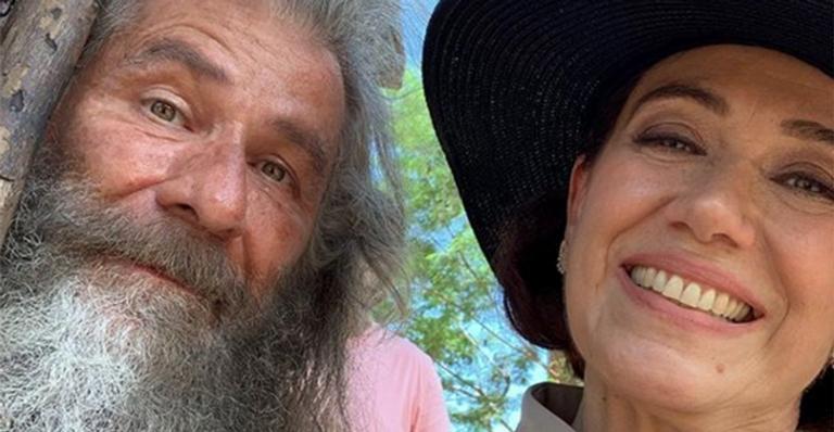 Lilia Cabral festeja sua primeira cena com Leonardo Pacheco na TV