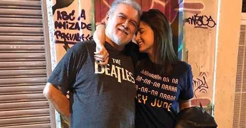 Mari Palma faz homenagem para pai com deficiência visual: “Meu maior herói”