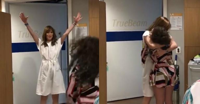 Em vídeo emocionante, Ana Furtado celebra última sessão de radioterapia: ”A cura é minha”