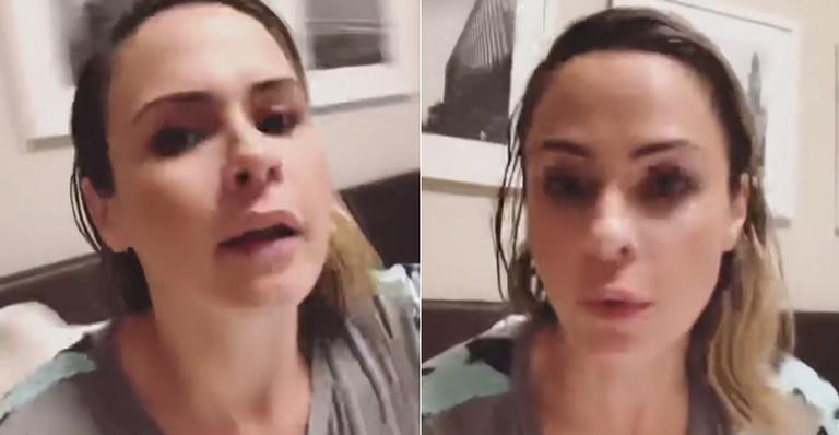 Abalada, Ana Paula Renault chora e nega agressão: ”Ela tem que provar”