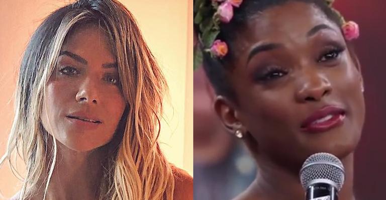Giovanna Ewbank manda recado para Erika Januza após momento no Faustão: ”Você é vencedora”