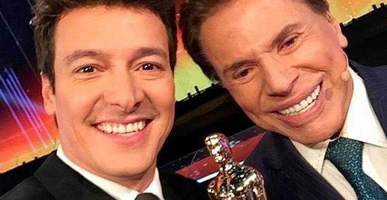 Silvio Santos faz elogios para Rodrigo Faro após encontro no SBT