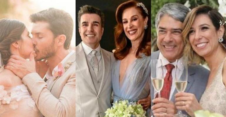 Relembre os casamentos inesquecíveis dos famosos em 2018