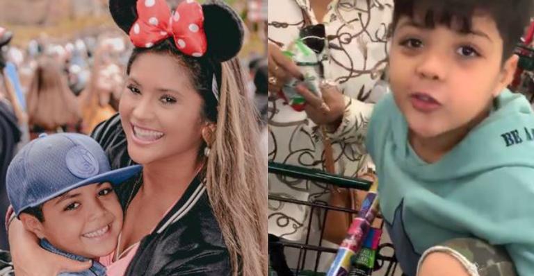 Nos EUA, Mileide Mihaile fica chocada com valor das ‘compras’ de Yudhy: ”Ai meu Deus”