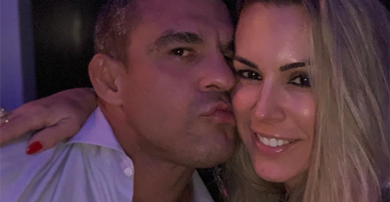 Vitor Belfort e Joana Prado comemoram os 15 anos de casamento