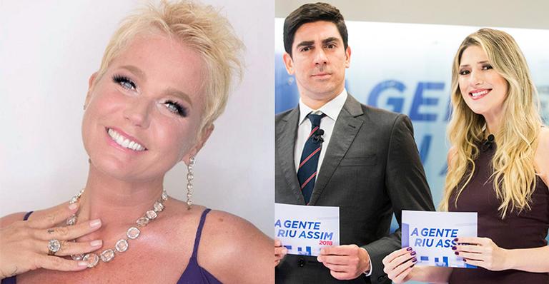 Xuxa fica surpresa ao ver seu nome na Globo em programa de humor