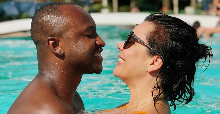 Fernanda Souza e Thiaguinho celebram os 8 anos juntos: ‘Passou rápido’