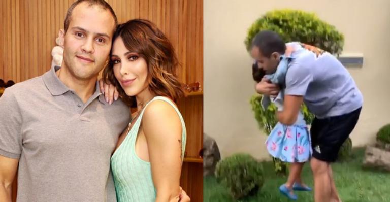 Bella Falconi emociona fãs ao mostrar reencontro do marido com a filha após 9 dias no hospital