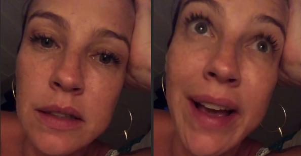 Luana Piovani revela susto com a filha na virada: ”Boquinha dela estava toda sangrando”
