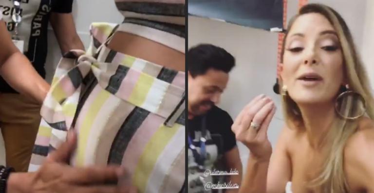 Tici Pinheiro mostra barriguinha e se diverte com amigas: ”Cresceu de ontem para hoje”