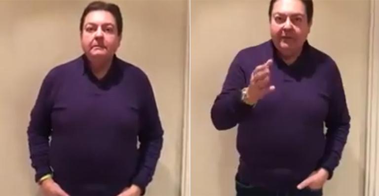 Faustão esclarece declaração no Domingão: ”Em nenhum momento eu falei a respeito do atual presidente”