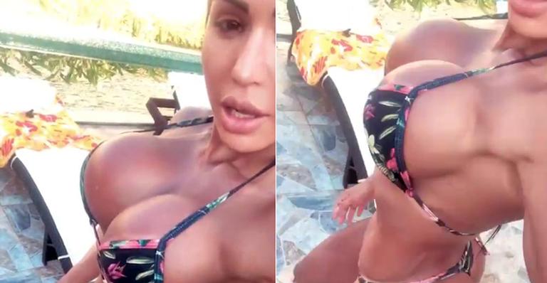 Gracyanne Barbosa é chamada de monstro após publicar vídeo e se revolta: ”Crueldade”