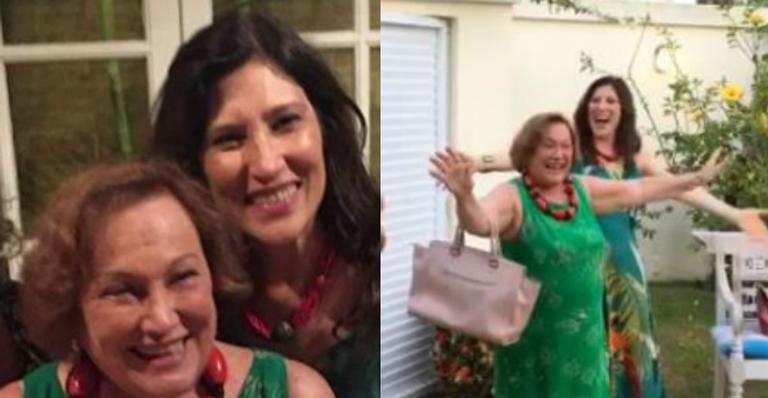 Nicette Bruno ganha festa surpresa da família para celebrar a chegada aos 86 anos: ”Dia especial”