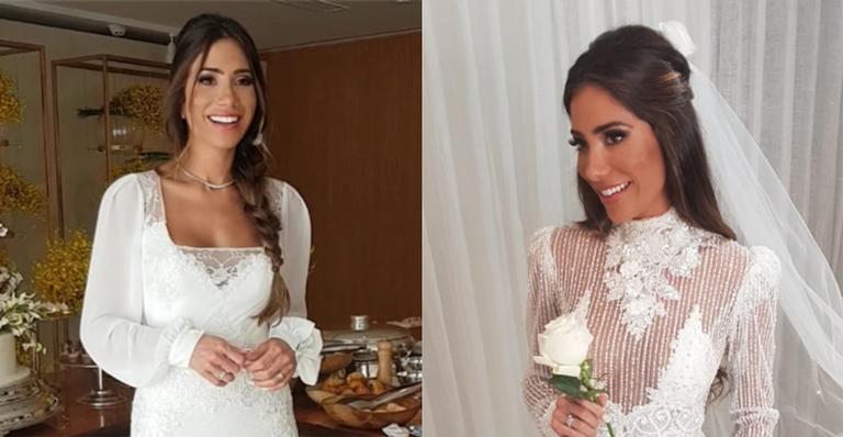 Saiba detalhes dos vestidos de noiva da mulher de Alok